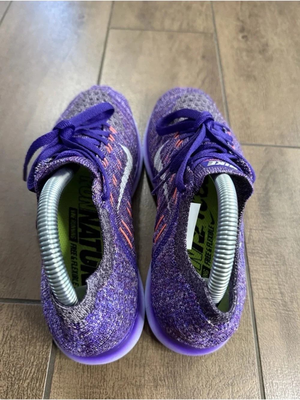 Nike Free RN Flyknit Running Training Shoes Grand Purple 831070 503 Wmn's Sz 7